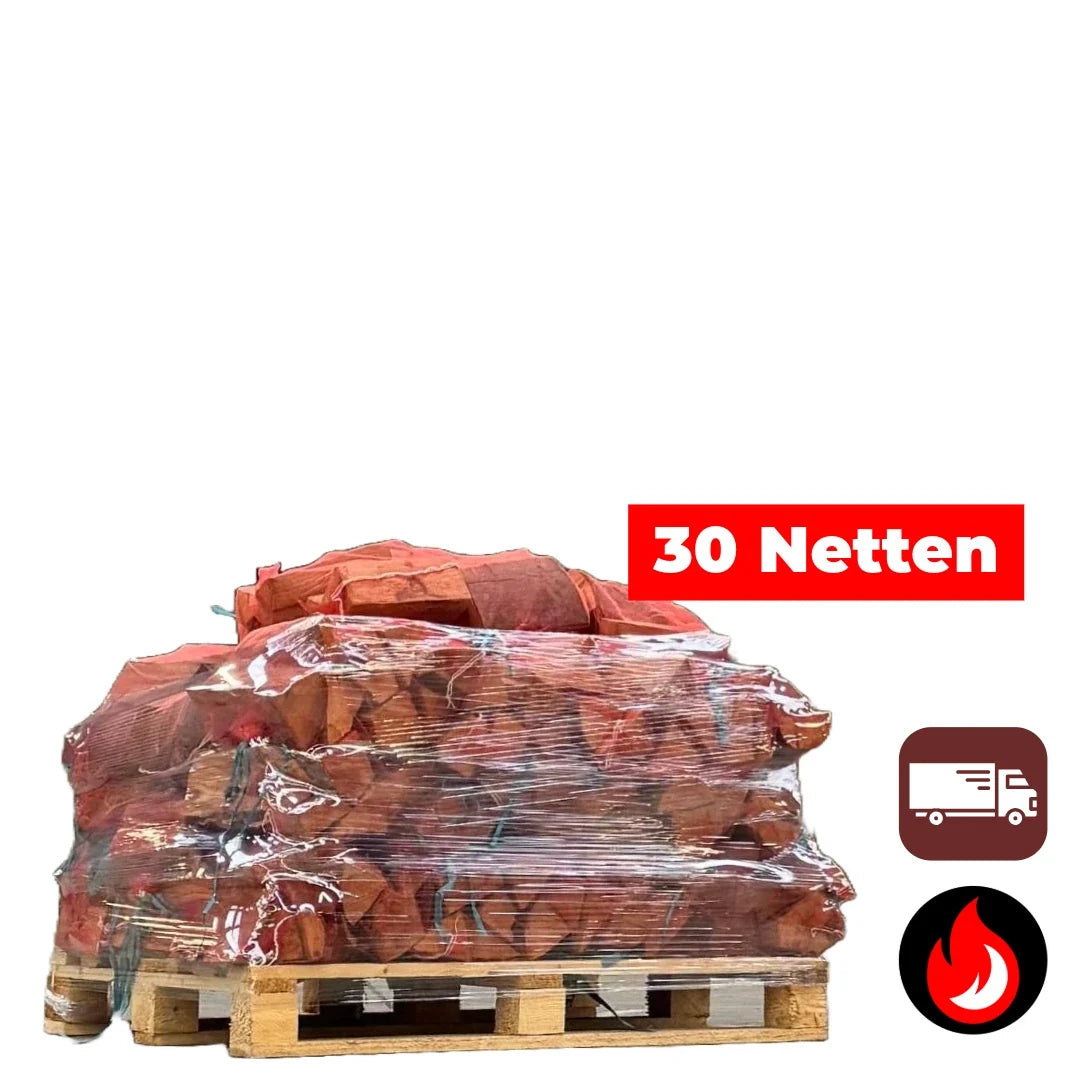 30 Zakken Beuken Brandhout 22L | Droog Ovengedroogd Haardhout